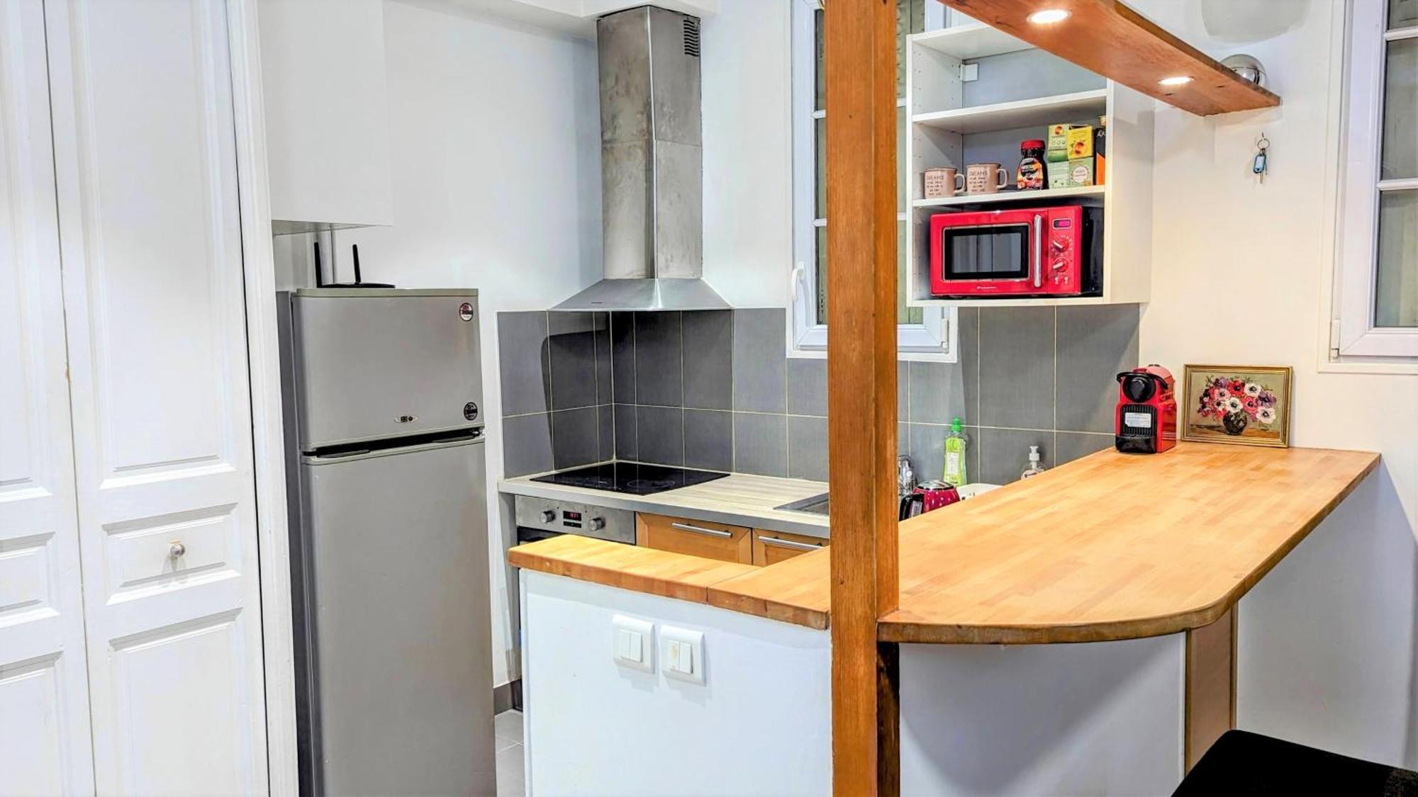 Studio Jaures - Equipped Studio Near Paris With Private Bathroom Montrouge Dış mekan fotoğraf